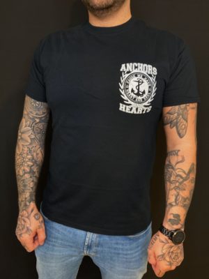 Anchors & Hearts | Anchors & Hearts T-Shirt - black