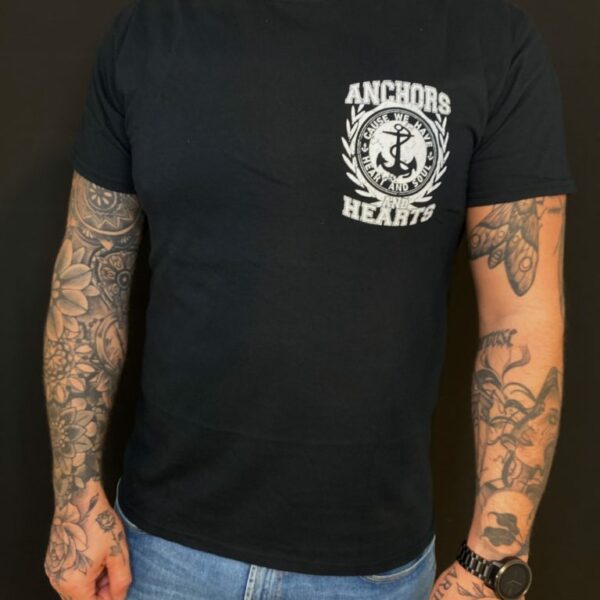Anchors & Hearts | Anchors & Hearts T-Shirt - black